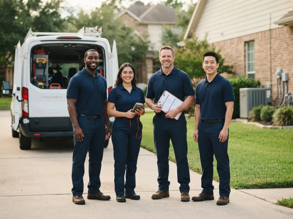 Certified HVAC technician near Jamestown, LA